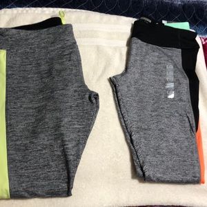 Exercise pants. Each pant was $20.